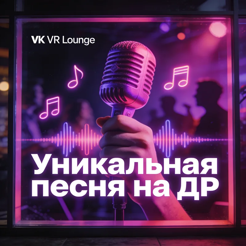 Персональная песня на день рождения в VR Lounge